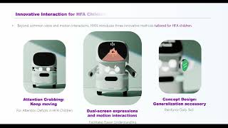 HAN: Social-Skill-Teaching Robot for HFA Children
