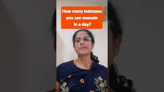 Interview Question: How many testcases can you execute per day?#interview #softwaretesting #shorts