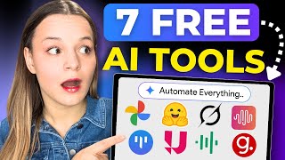 7 FREE AI Tools That Feel ILLEGAL to Use 🤯 (Get Them NOW!)