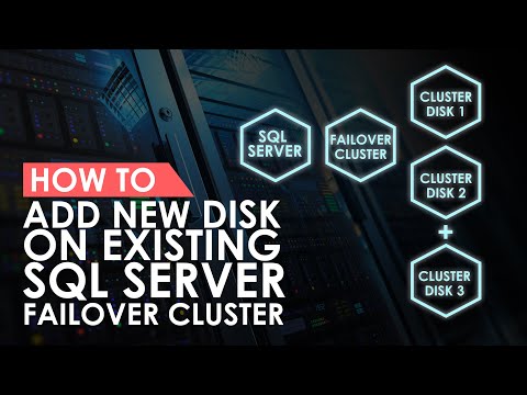 How to Add New Disk on Existing SQL Server Failover Cluster