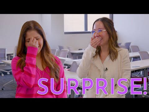 Surprise for Teachers of the Year