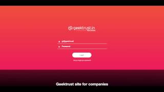 Geektrust Product Video