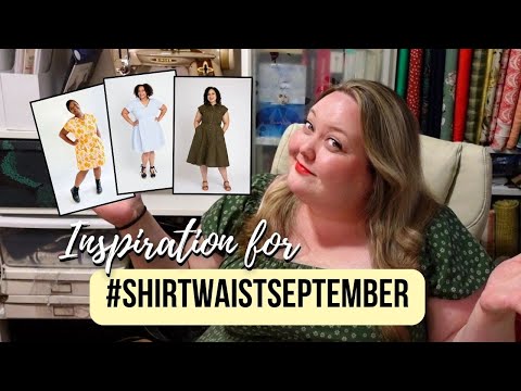 Sewing Inspiration for #ShirtwaistSeptember - Plus Size Shirt Dress Patterns
