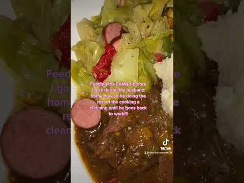 I had to cook for the FAMILY before I deliver!!!