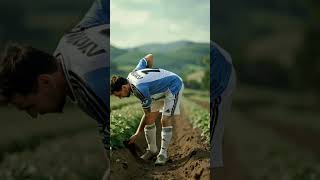 Messi is cultivating potatoes.#Messi #FunnyAIAnimation #AIFunnyShorts #MessiFarming #MessiMemes #ai