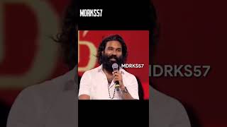 ✨Power of education✨ Dhanush in vaathi audio launch #vaathiaudiolaunch #trendingshorts  MDRKS57