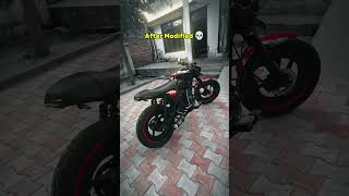 BAJAJ Discover Modified Into Caferacer 🔥 #bajajdiscover #modified #caferacer