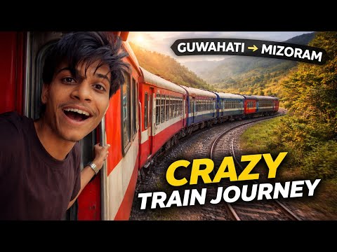 Train Journey Guwahati to Mizoram 😍 | Real Travel Story | Budget Trip India