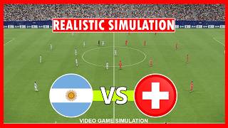 الأرجنتين ضد سويسرا | كأس العالم 2026 - ربع النهائي | محاكاة eFootball PES 2021