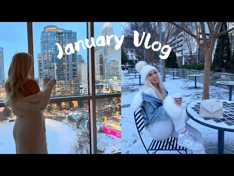 January Vlog | NYE & Snow in Charlotte!! ❄️