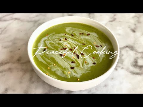 Broccoli & Pea Soup | Simple Gluten and Dairy free Linch | Protein Soup