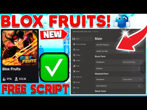 NEW Blox Fruits Script *NO KEY* - Quickest Auto Farm, Auto Mastery & Devil Fruit Sniper!