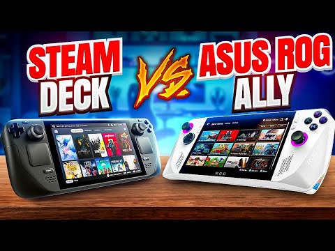 Battle Of Handhelds: Asus Rog Ally Z1 Extreme Vs. Steam Deck Showdown | ROG ALLY GAMING