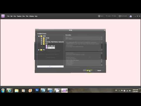 Starting  a Project in Premiere Elements 8