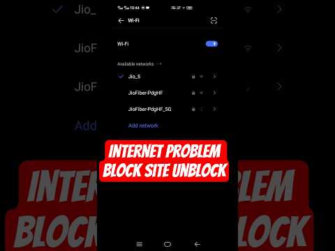 Blocked Sites on Jio Fiber? Here is 100% Working Trick 🔥 Jio fiber internet slow problem #shorts