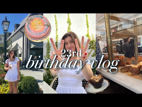 23rd BIRTHDAY VLOG |  girlhood, brunch dates, haul + reflecting
