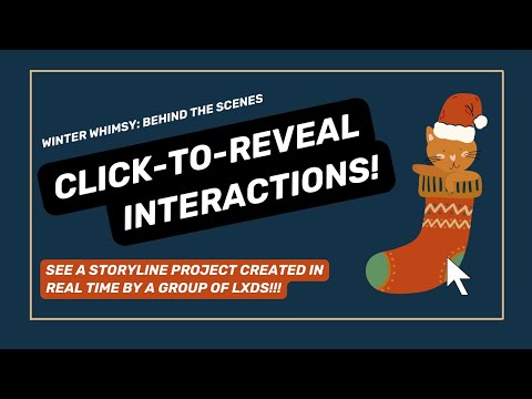 ❄️ Winter Whimsy Design Challenge: Holiday Song Click-to-Reveal in Storyline! (eLearning Tutorial)