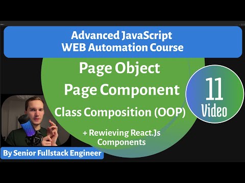 Page Object, Page Component, OOP Composition. Playwright JavaScript Automation Course. Lesson 11