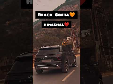 Driving Black creta in himanchal whatsapp status #blackcreta #whatsapp_status #himachal