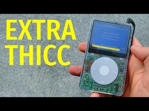 Upgrading my iPod Video with a T H I C C 1950mAh battery (and other stuff)