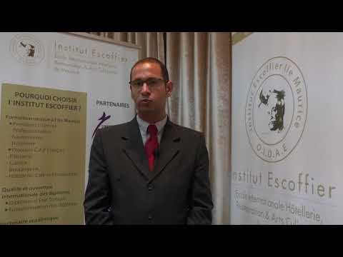 Interview de Jérôme Fabre - Directeur de l'Institut Escoffier Ile Maurice