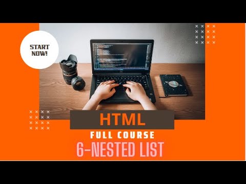 HTML Full Course||Nested List||How to create nested list in HTML?