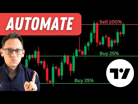 Automate Trend Lines on TradingView to Buy & Sell Automatically (ease-in/out) (EASY!)