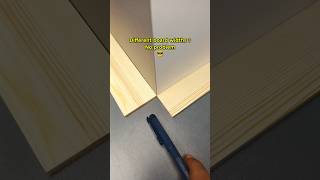 Precise way to measure wooden corners #woodworking #woodworker #carpentry #joinery #shorts