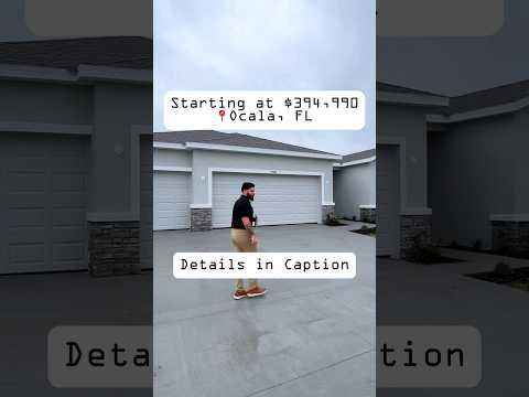 Ocala Florida new construction home for sale. 4 bedroom 3 bathroom #ocala #realestate #ocalafl