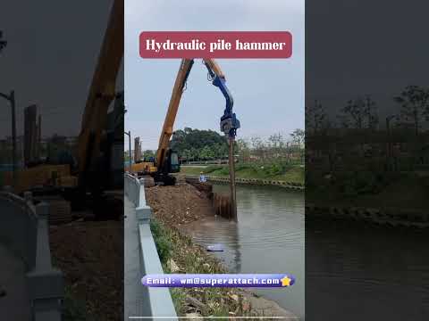 Fave Engineering Highlights of our Hydraulic Pile Driver for   Asian Worksites#sheetpiledriver