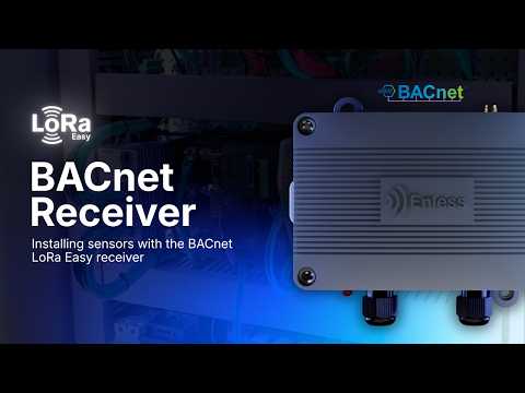 Installation of Enless sensors with the BACnet receiver
