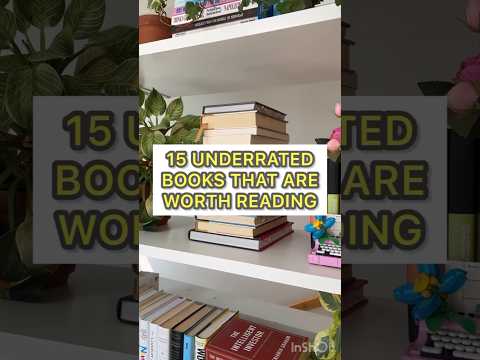 15 underrated books that are worth reading #shorts