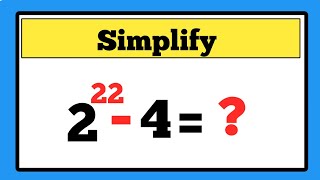 🔴 Maths Olympiad | Can you solve this ❓| Simplify Exponents & Power Problem #maths #bemathssolution