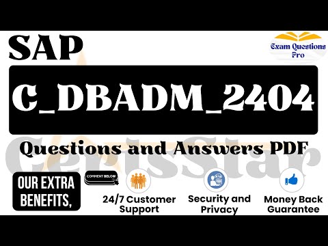 C_DBADM_2404 Questions and Answers PDF | SAP Certified Associate - Database Administrator - SAP HANA