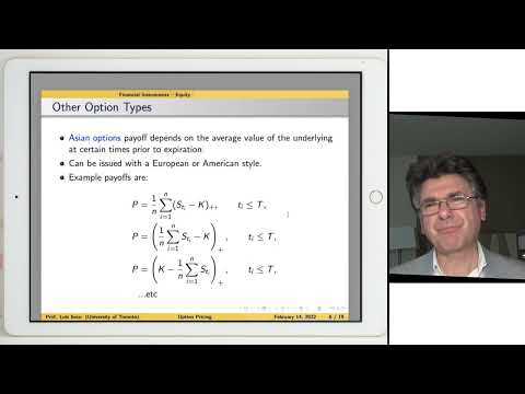 Lecture 6-The Black Scholes theory, APM466/MAT1856, University of Toronto, Feb 13, 2023