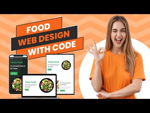 food web design kese banaye | Food Web Design with source code | web design #youtubevideo