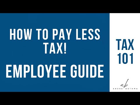 How to pay less tax | Employee Series | Tax 101