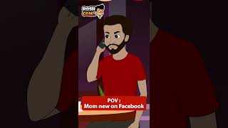 Full Video link in the comment box #shorts #MomOnSocialMedia #funnyvideo #viralvideos #comedyvideos