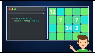 Tablica losowych liczb w C++ – funkcje Losuj i Wypisz (lekcja dla klasy 2)