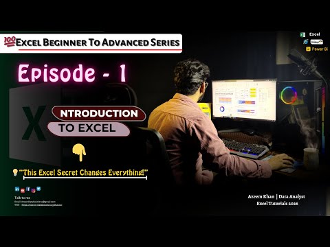 Episode 1 | Microsoft Excel Full Course for Beginners | Learn Excel Step by Step