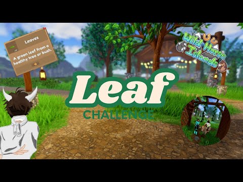 Doing the LEAF CHALLENGE 🍃 || wild horse island || || Roblox || #roblox #wildhorseislands