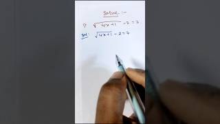 Solve for x | root problems #maths #solveforx #equationsolving #shorts