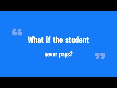 FAQ What if the student never pays