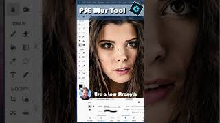 How to the Blur Tool in Photoshop Elements