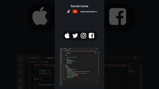 CSS Animated Glowing Social Icons | HTML CSS   #shorts #html #css #js #web