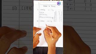 Octal to Binary Conversion | Easy Method Explained with Examples #study #binarysystem