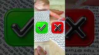 How to remove tape from paper without ripping - ZERO damage #shorts
