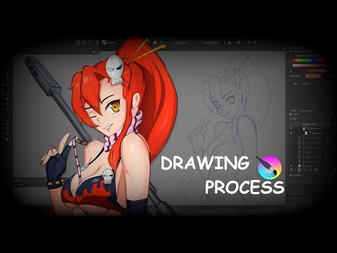 YOKO fan art timelapse speedpaint
