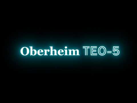 Oberheim Teo-5 Demo I No Talking + Custom Presets
