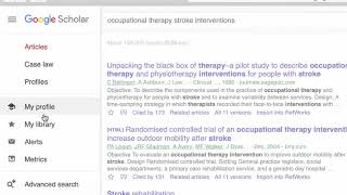 How to Save Articles to Read Later on Google Scholar